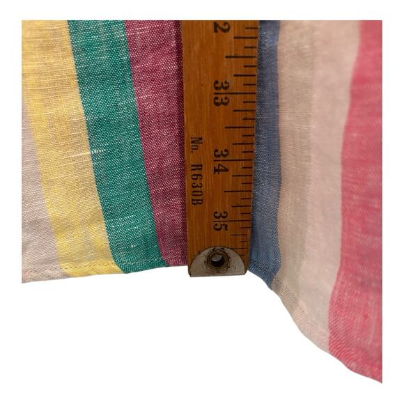 C&C California Dress Womens Medium Multicolor Striped Halter Flare Sundress - Picture 7 of 8